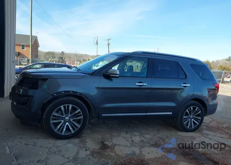 2017 Ford Explorer Platinum z USA, uszkodzony, nr VIN 1FM5K8HT8HGD17505